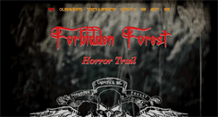 Desktop Screenshot of forbiddenforesthorrortrail.com