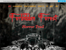 Tablet Screenshot of forbiddenforesthorrortrail.com